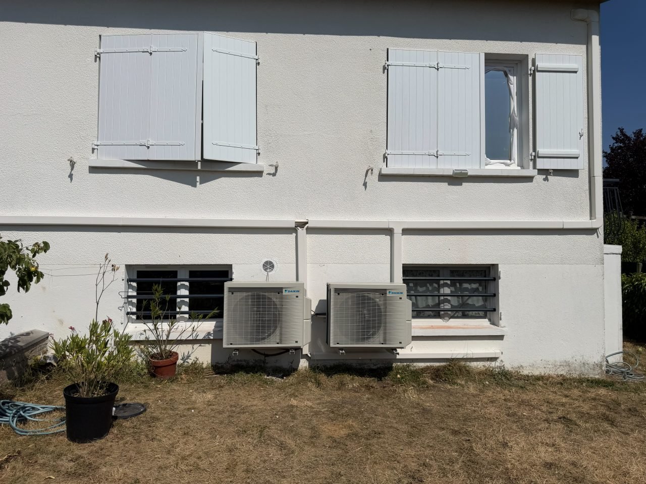Unités extérieures en façade